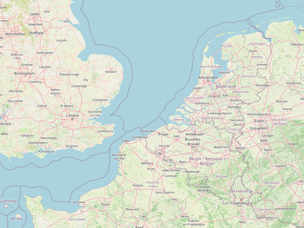 Kaart van Nederland met de voorbeeldlocaties